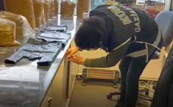 53 bin 800 adet dolu ve boş makaron ele geçirildi