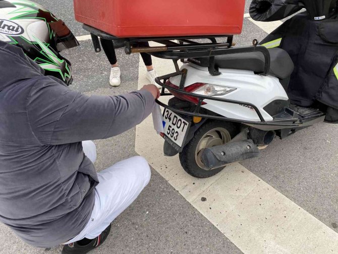 Plakalarını gizleyen 4 motosikletliye 3 bin TL ceza