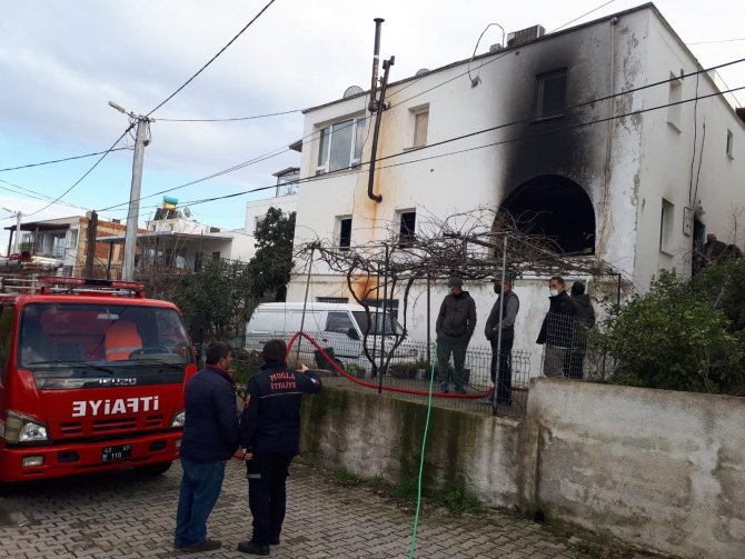 Soba külü yangın çıkardı