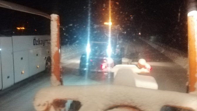 Antalya-Konya karayolu sadece otobüslere kontrollü şekilde açıldı