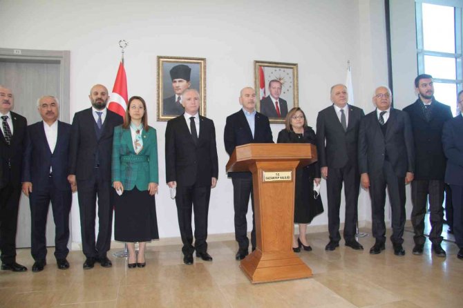 Bakan Soylu Gaziantep’te güvenlik toplantısına katıldı