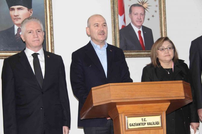 Bakan Soylu Gaziantep’te güvenlik toplantısına katıldı