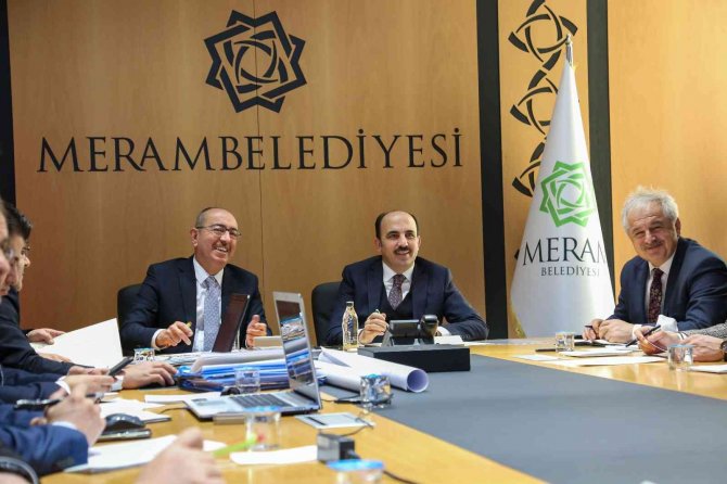 Başkan Altay ve Başkan Kavuş, Meram’ın 2022 projeleri için buluştu