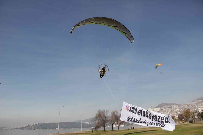 SMA’lı Ela için İzmir semalarında uçtular