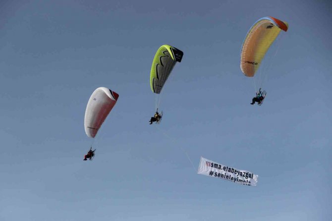 SMA’lı Ela için İzmir semalarında uçtular