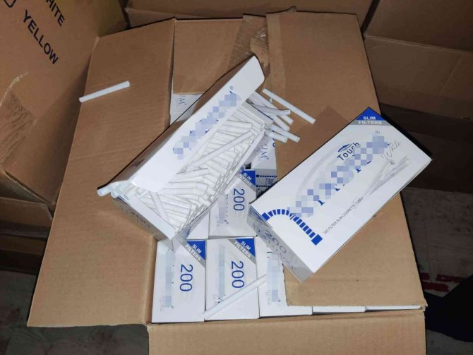 Milyonluk kaçak sigara operasyonu