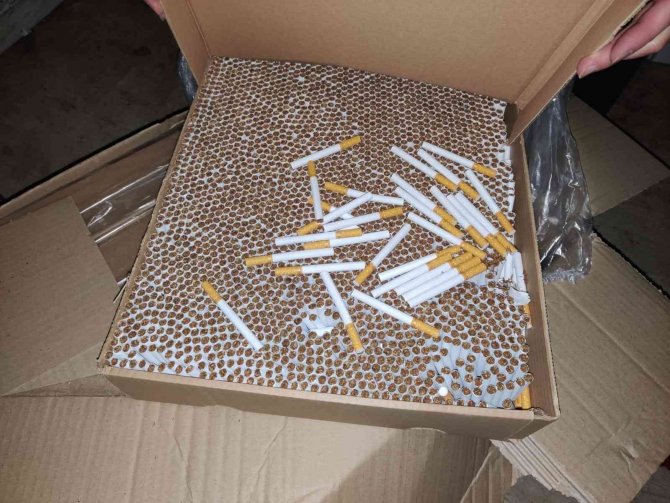 Milyonluk kaçak sigara operasyonu