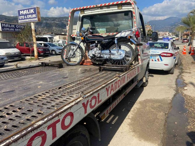 6 yıl önce çalınan motosiklet bulundu