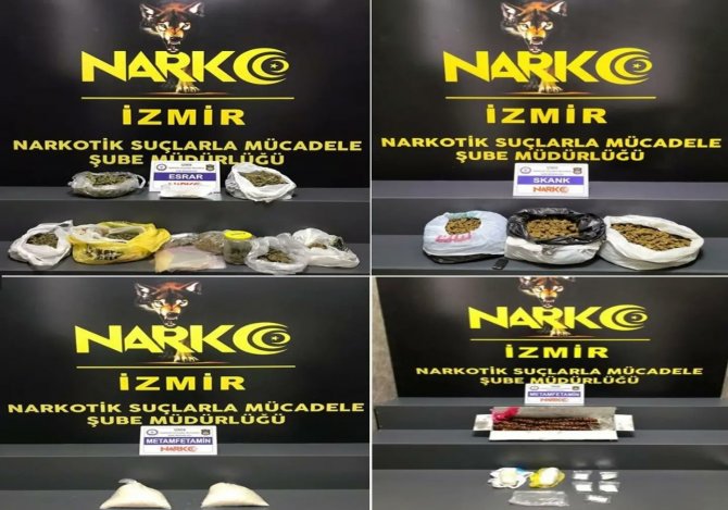 İzmir’de zehir tacirlerine darbe: 50 tutuklama
