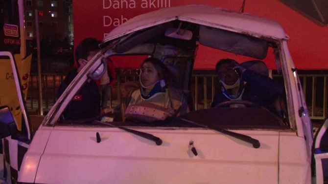E-5’te zincirleme trafik kazası: 2 yaralı