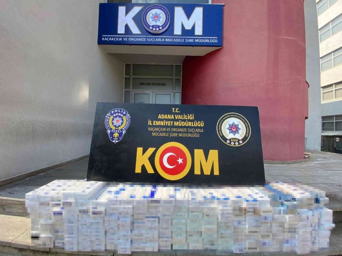 Adana’da kaçakçılık operasyonu