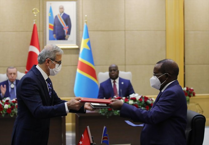 Türkiye ile Kongo Demokratik Cumhuriyeti arasında 7 anlaşma imzalandı