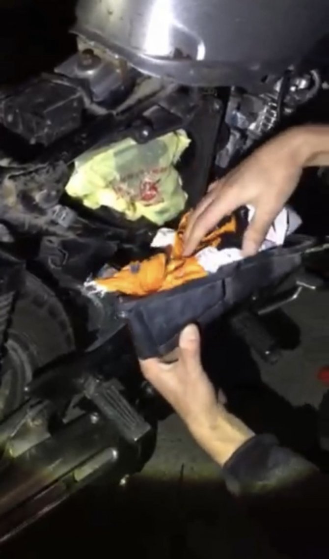 İstanbul’da polisi şoke eden zula: Motosikletin hava filtresinden silah çıktı