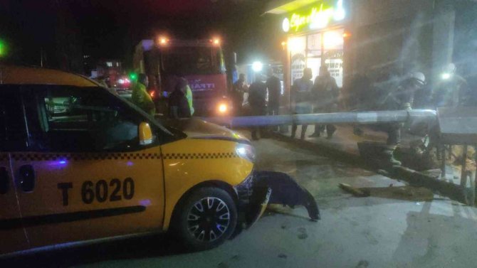 Hatay’da alkollü taksici ortalığı birbirine kattı