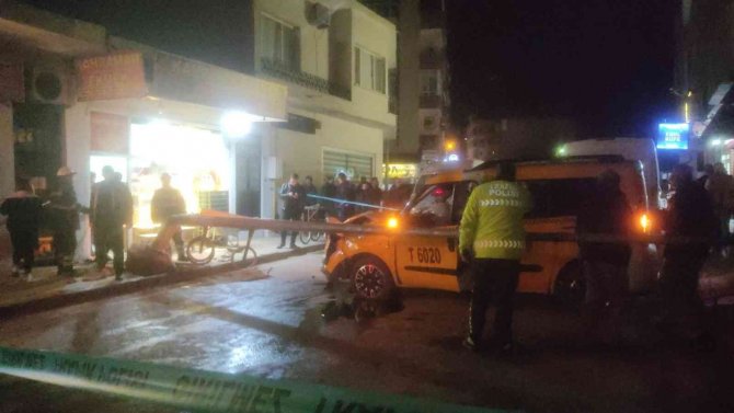 Hatay’da alkollü taksici ortalığı birbirine kattı