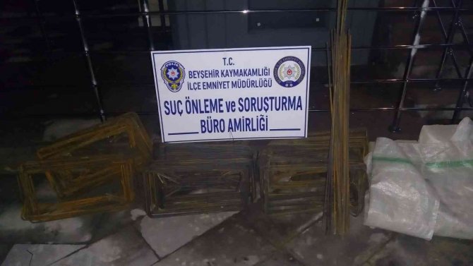 Konya’da inşaattaki hırsızlığın şüphelileri tutuklandı