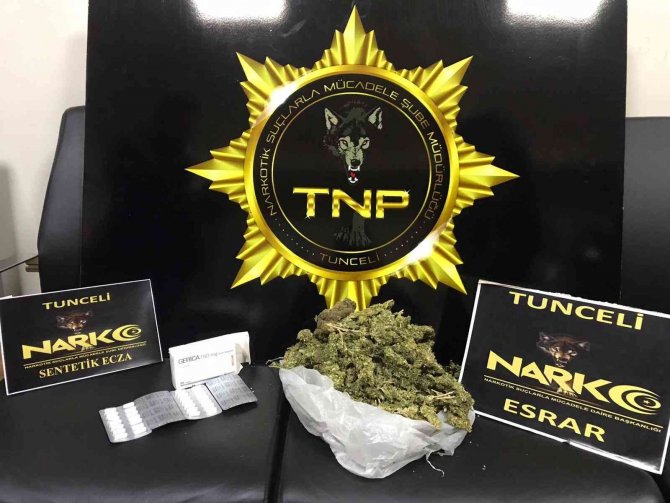 Tunceli’de uyuşturucu operasyonu: 3 gözaltı