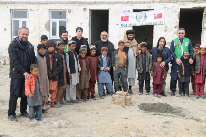 İHH, Afganistan'da 400 kişi kapasiteli yetimhanenin temelini attı