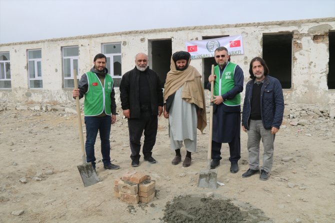 İHH, Afganistan'da 400 kişi kapasiteli yetimhanenin temelini attı