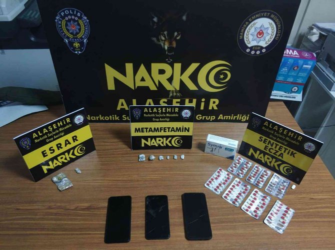 Manisa’da uyuşturucudan 2 tutuklama