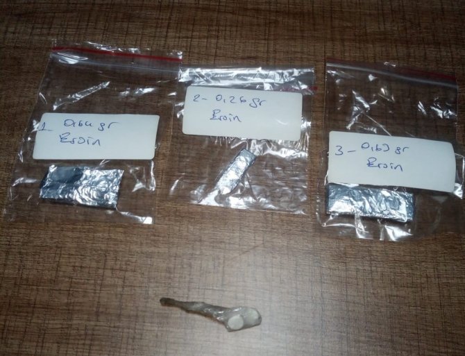 Bekçiden kaçan şahıstan uyuşturucu çıktı