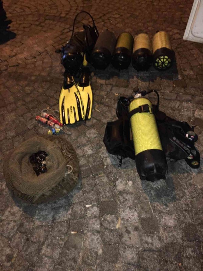 İzmir’de kaçak avlanan bir kişiye, 24 bin 677 lira ceza kesildi