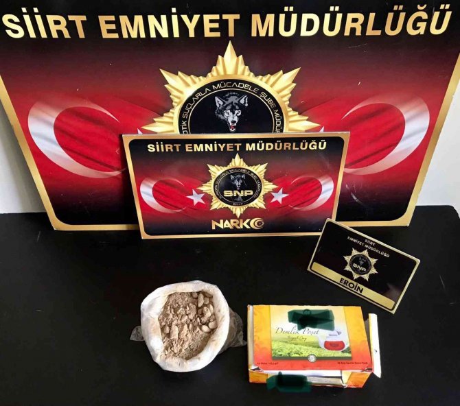 Çay kutusundan uyuşturucu çıktı