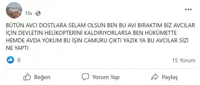 Helikopterli baskına Aydınlı avcılardan sitem: "Biz terörist değiliz"