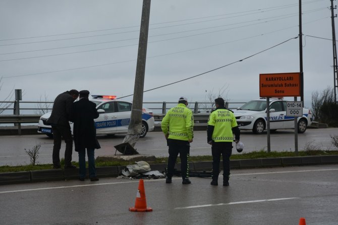 Trafik kazası: 1 yaralı