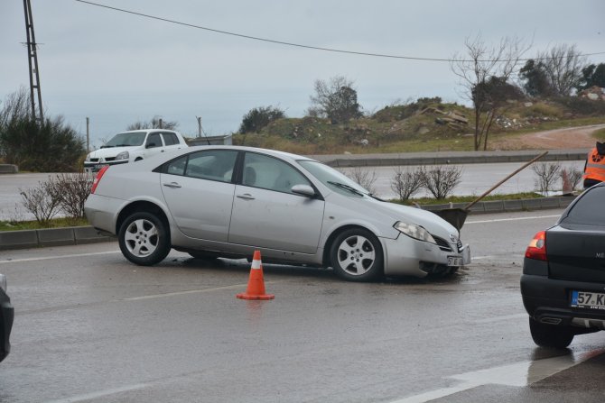 Trafik kazası: 1 yaralı