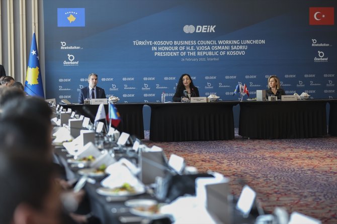 Kosova Cumhurbaşkanı Sadriu: " Türkiye ile ilişkileri daha ileri noktaya taşımalıyız"