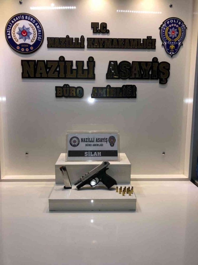 Dur ihtarına uymayan araçta yakalandı