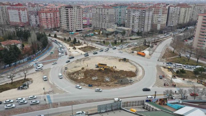 Konya Büyükşehir’den trafiği rahatlatacak düzenleme