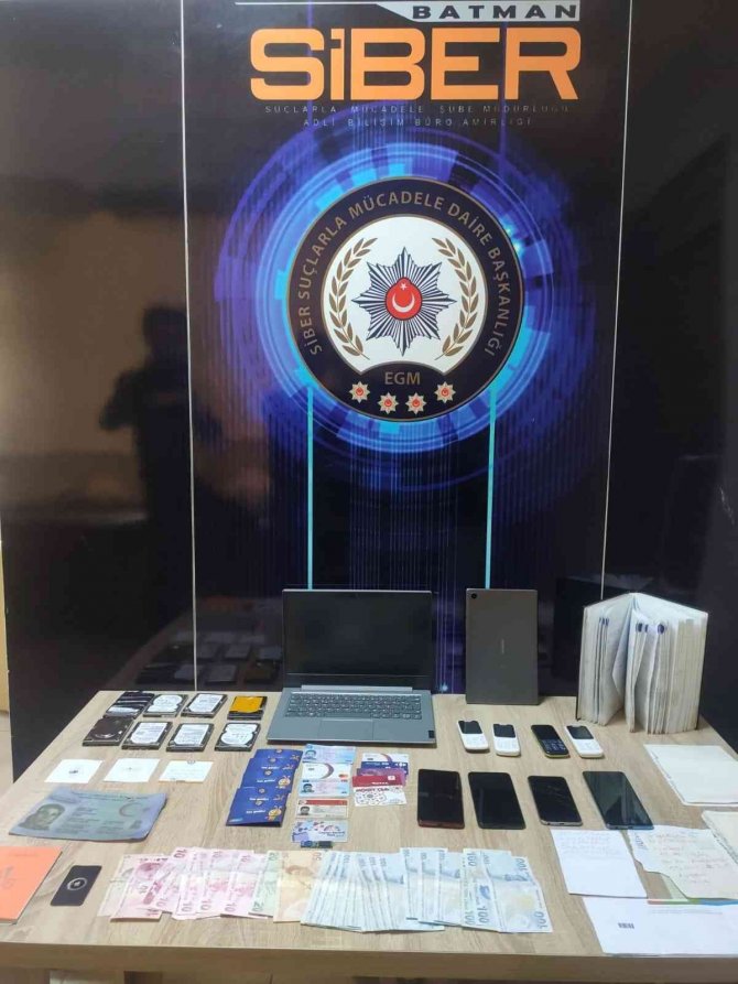 Batman’da telefon dolandırıcılarına operasyon