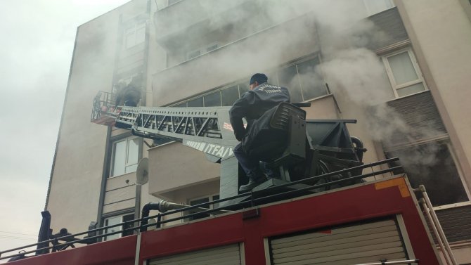 Yangında can pazarı yaşandı