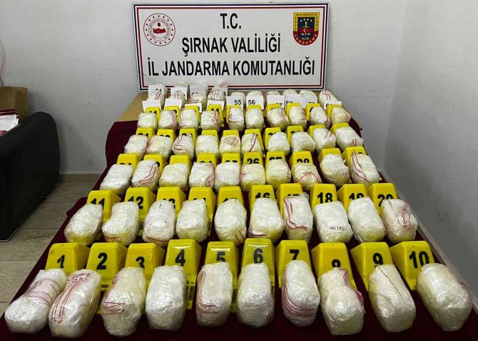 33 kilogram metamfetamin ele geçirildi