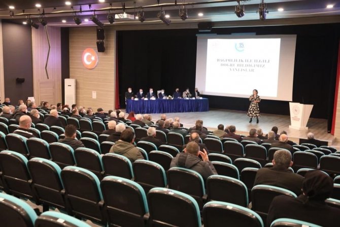 Bağımlılıkla mücadele muhtarlara anlatıldı