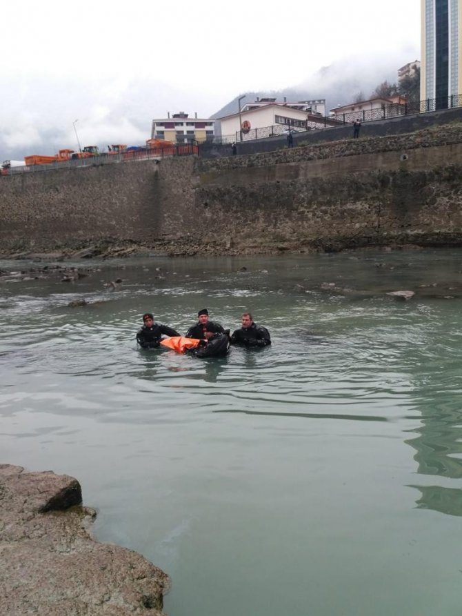 Virajı alamayan tır köprüden nehre düştü