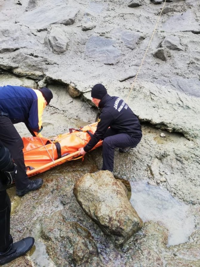 Virajı alamayan tır köprüden nehre düştü