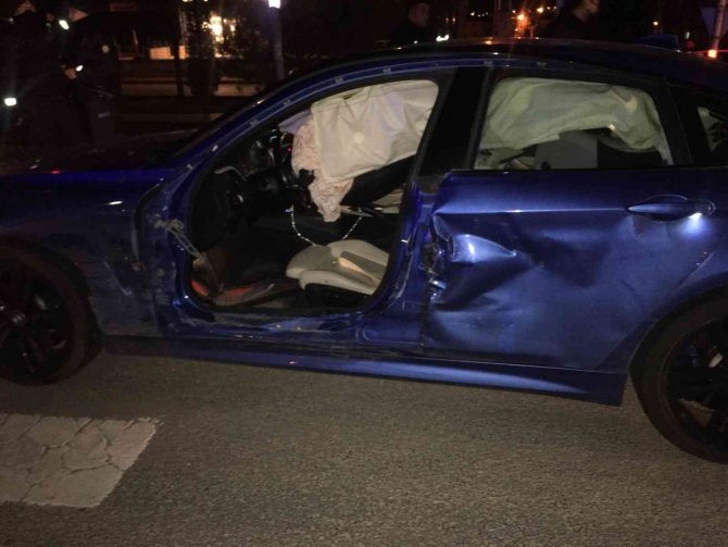 Elazığ’da trafik kazası : 1 yaralı