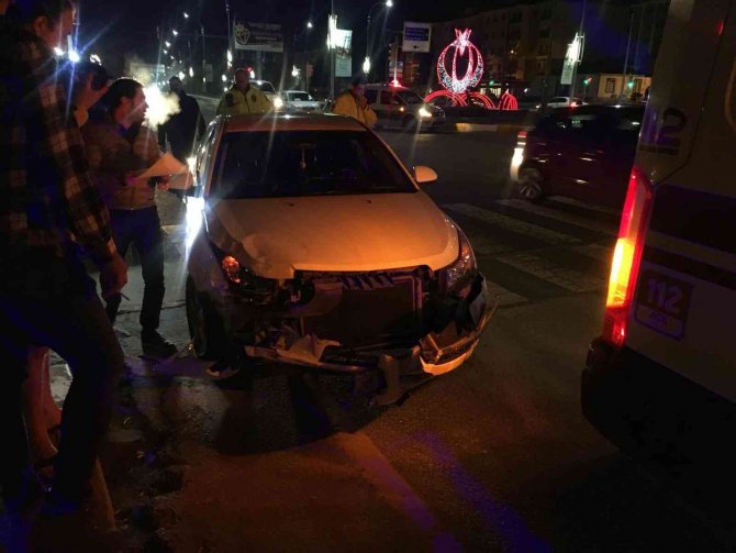Elazığ’da trafik kazası : 1 yaralı