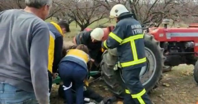 Kayısı bahçesindeki kazada öldü