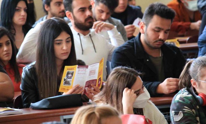 Yüksek okul öğrencilerine "KADES" tanıtıldı