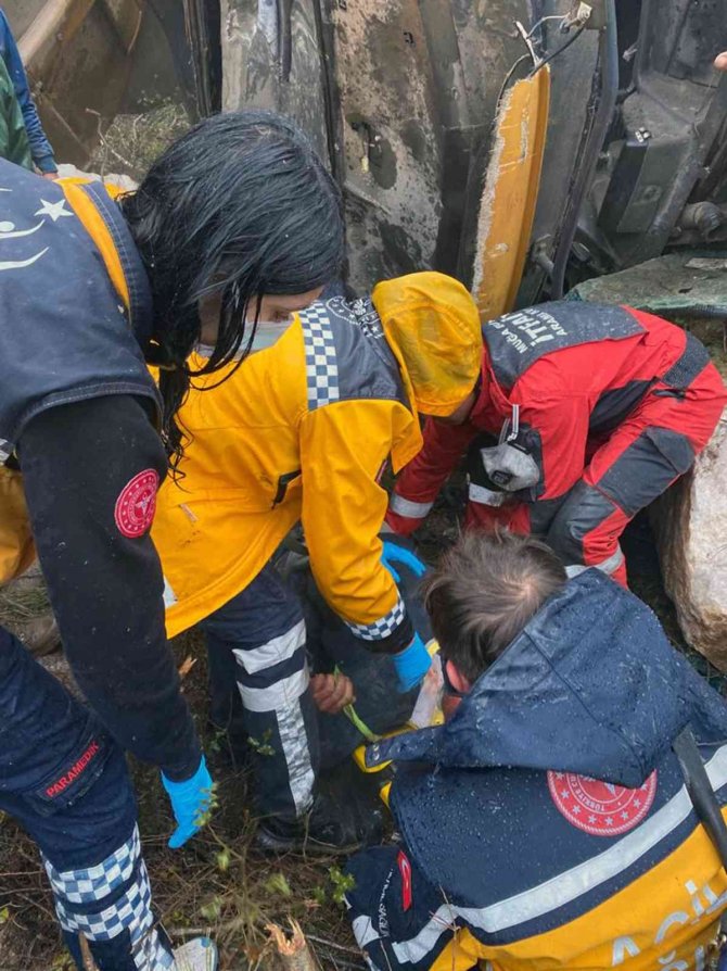 Mermer ocağında iş kazası: 1 yaralı