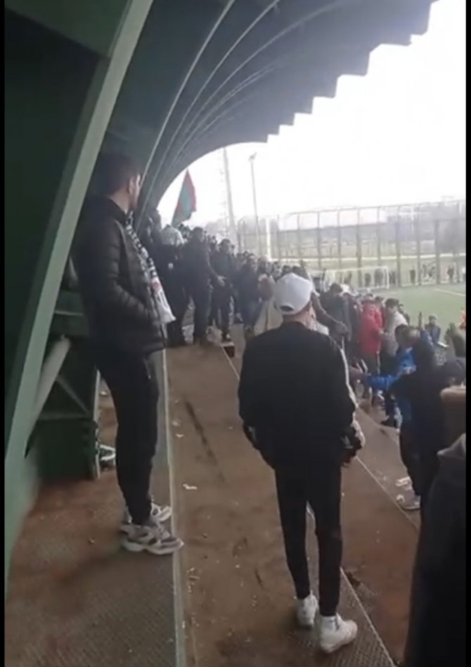 Amatör maçta kavga çıktı