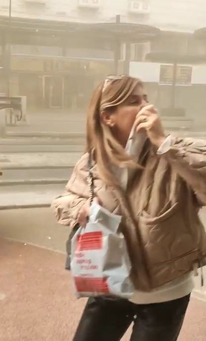 Otel bacasında çıkan yangın korkuttu