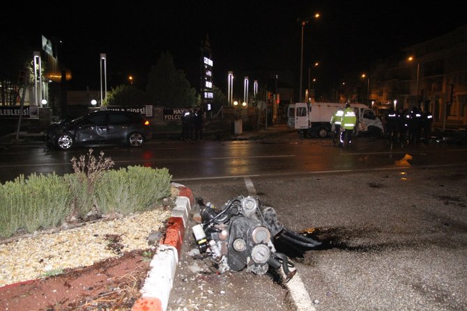 Otomobil ile transit çarpıştı: 6 yaralı