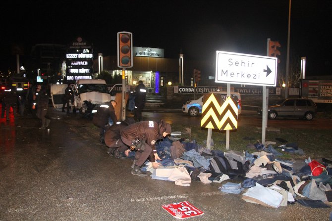 Otomobil ile transit çarpıştı: 6 yaralı