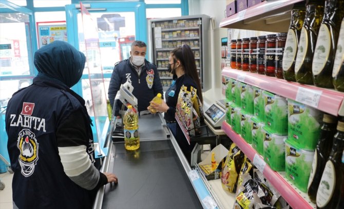 Konya'da market denetimi