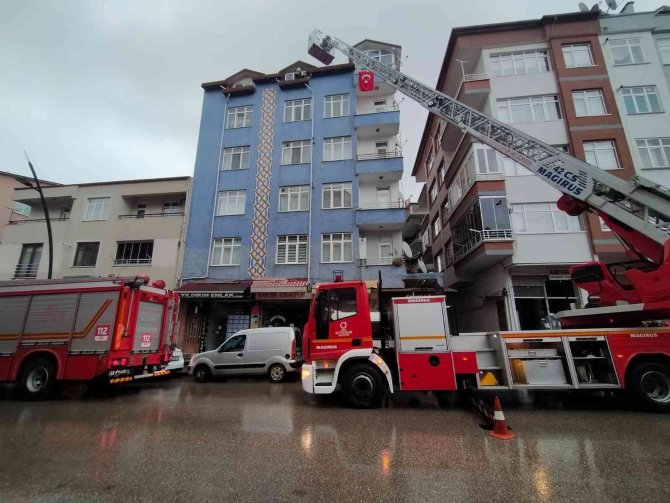 Baca yangını paniğe neden oldu